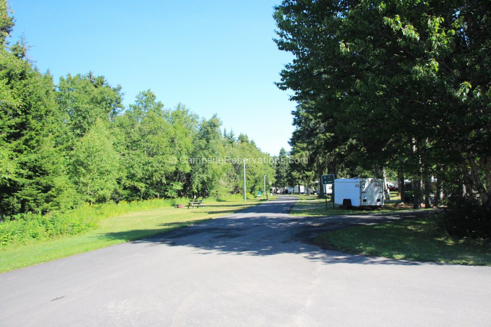 Headquarters Campground at Fundy National Park, New Brunswick, Canada
